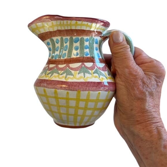 MacKenzie-Childs Vintage 5” Creamer Pitcher - Picture 1 of 8
